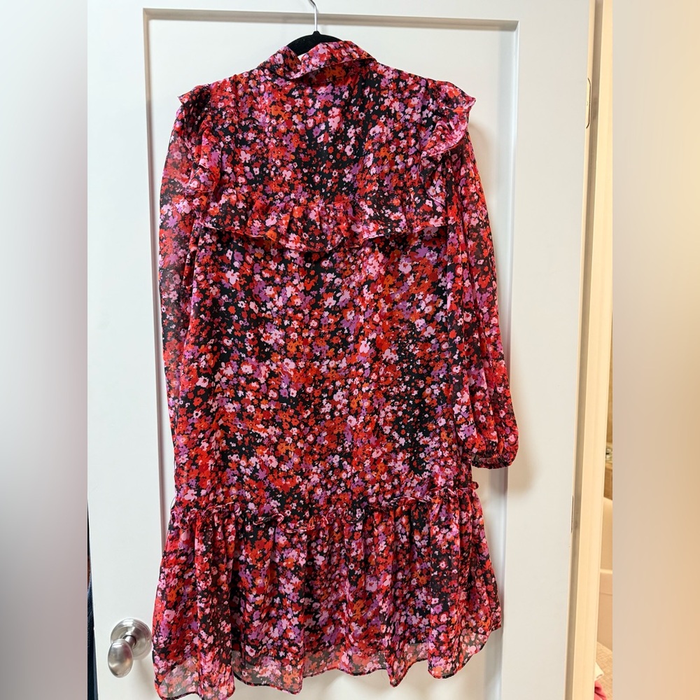 Julia Jordan ruffle print dress